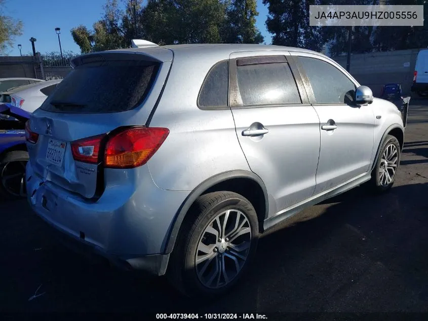 2017 Mitsubishi Outlander Sport 2.0 Es VIN: JA4AP3AU9HZ005556 Lot: 40739404