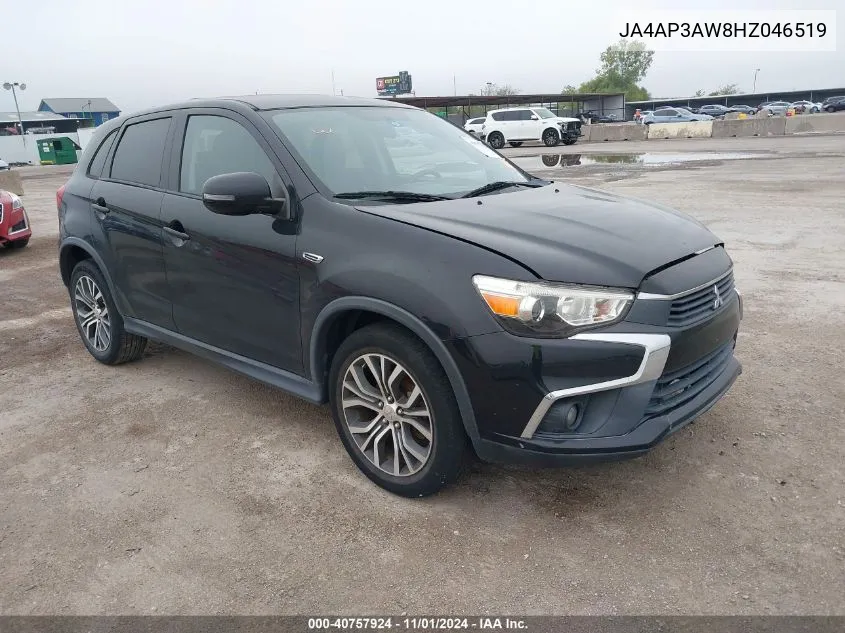 2017 Mitsubishi Outlander Sport 2.4 Se VIN: JA4AP3AW8HZ046519 Lot: 40757924