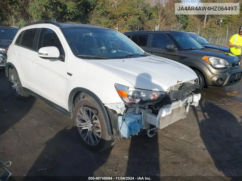 2017 Mitsubishi Outlander Sport 2.4 Gt VIN: JA4AR4AW4HZ064497 Lot: 40758894