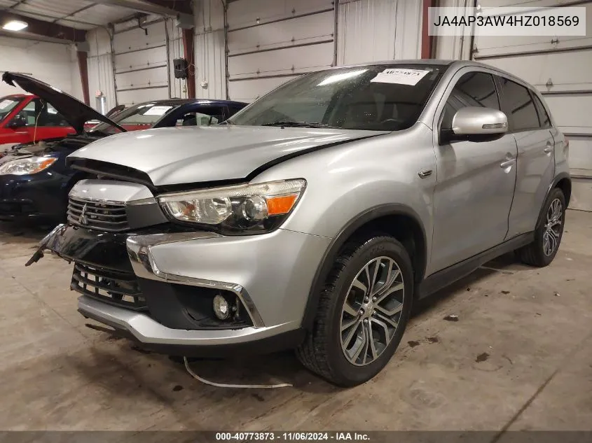 2017 Mitsubishi Outlander Sport 2.4 Se VIN: JA4AP3AW4HZ018569 Lot: 40773873