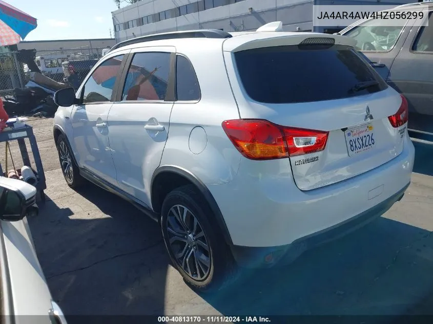 2017 Mitsubishi Outlander Sport Sel/Gt VIN: JA4AR4AW4HZ056299 Lot: 40813170