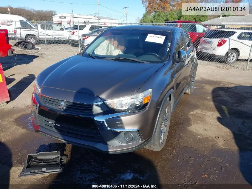 2017 Mitsubishi Outlander Sport 2.0 Es VIN: JA4AP3AU8HZ010134 Lot: 40818486