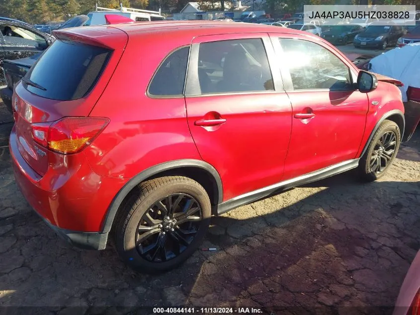 JA4AP3AU5HZ038828 2017 Mitsubishi Outlander Sport 2.0 Es/2.0 Le