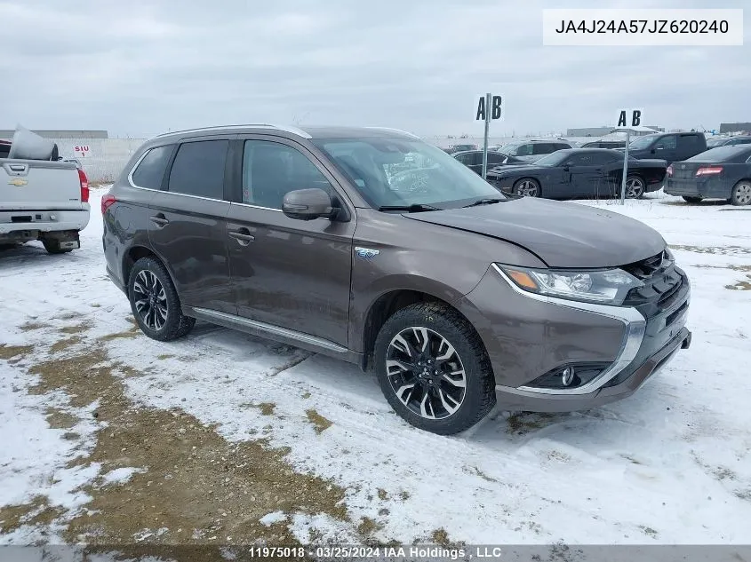 2018 Mitsubishi Outlander Phev VIN: JA4J24A57JZ620240 Lot: 11975018