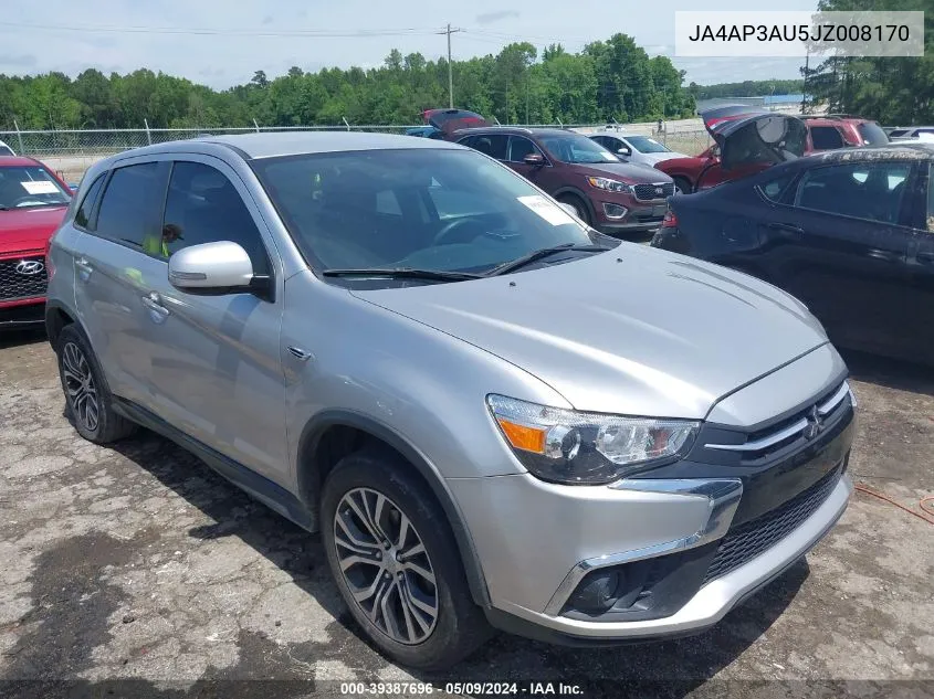 JA4AP3AU5JZ008170 2018 Mitsubishi Outlander Sport 2.0 Es