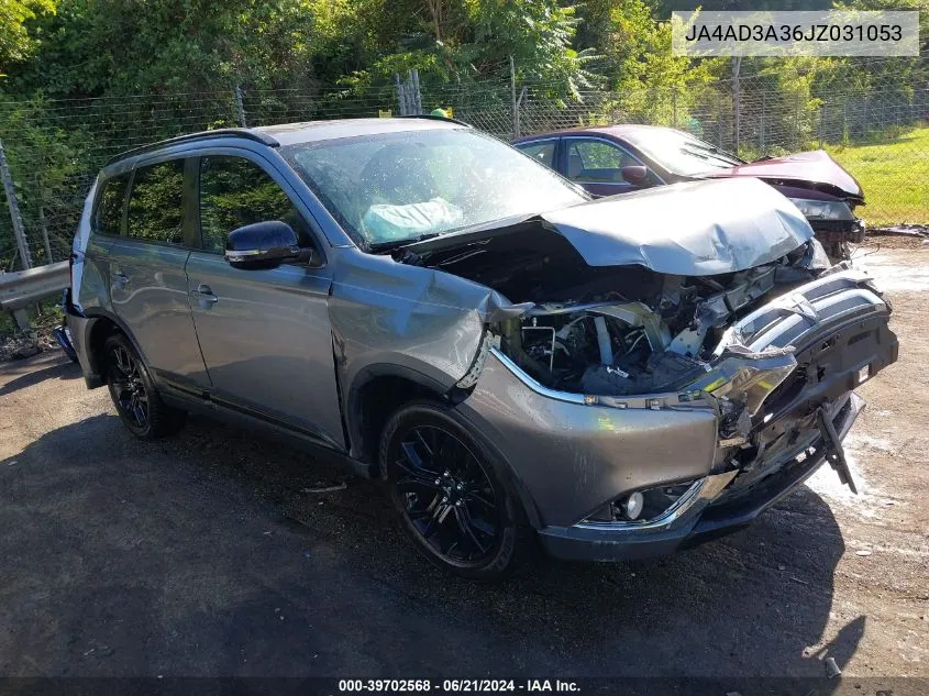 2018 Mitsubishi Outlander Le VIN: JA4AD3A36JZ031053 Lot: 39702568