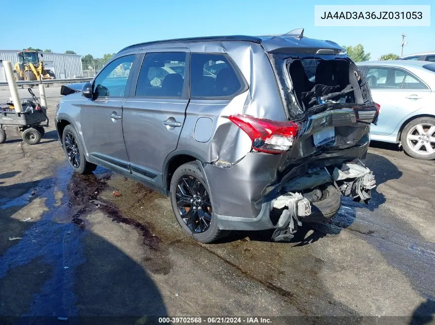 2018 Mitsubishi Outlander Le VIN: JA4AD3A36JZ031053 Lot: 39702568