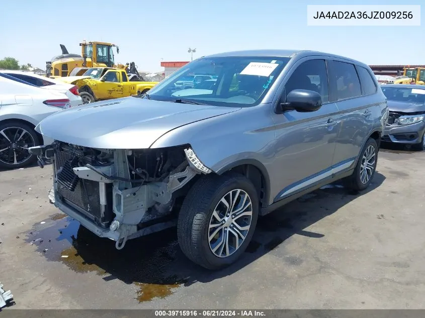 2018 Mitsubishi Outlander Es VIN: JA4AD2A36JZ009256 Lot: 39715916