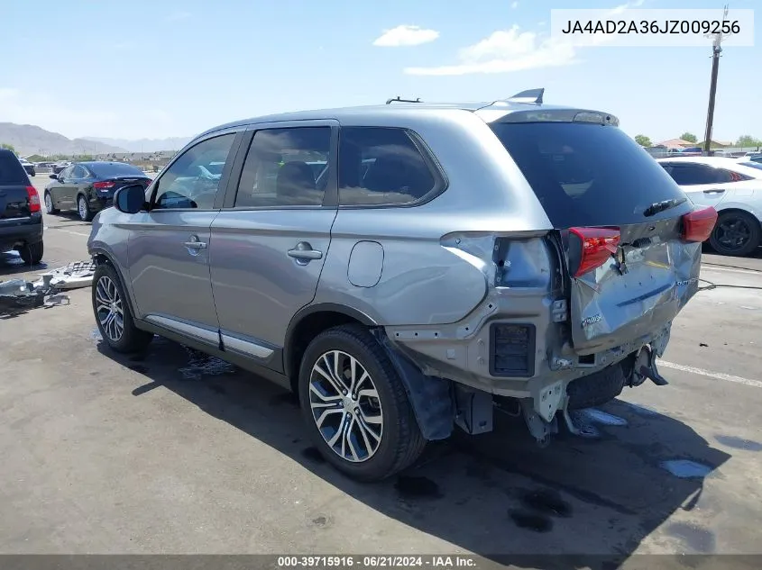 2018 Mitsubishi Outlander Es VIN: JA4AD2A36JZ009256 Lot: 39715916