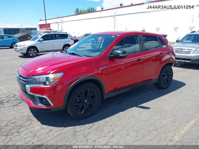 2018 Mitsubishi Outlander Sport 2.0 Le VIN: JA4AR3AU5JU011254 Lot: 39785513