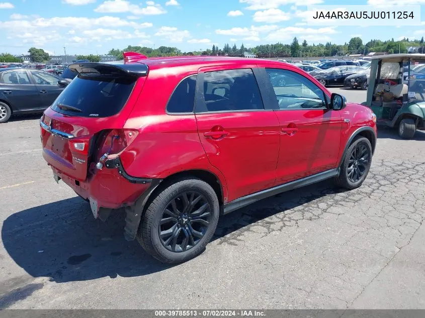 JA4AR3AU5JU011254 2018 Mitsubishi Outlander Sport 2.0 Le