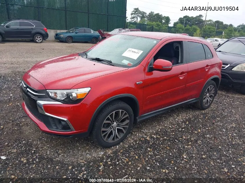 2018 Mitsubishi Outlander Sport 2.0 Es/2.0 Le VIN: JA4AR3AU9JU019504 Lot: 39788643