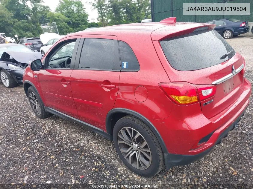 2018 Mitsubishi Outlander Sport 2.0 Es/2.0 Le VIN: JA4AR3AU9JU019504 Lot: 39788643