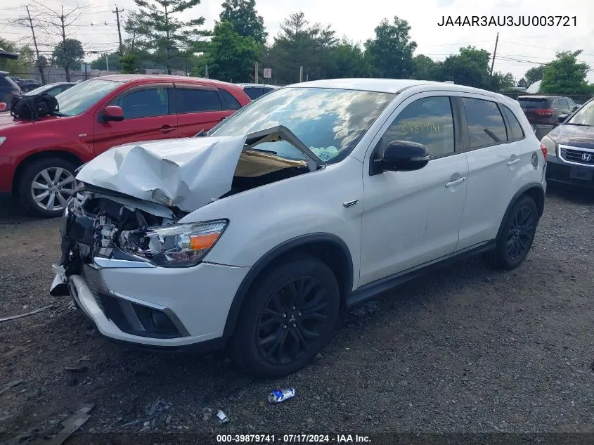 2018 Mitsubishi Outlander Sport 2.0 Le VIN: JA4AR3AU3JU003721 Lot: 39879741