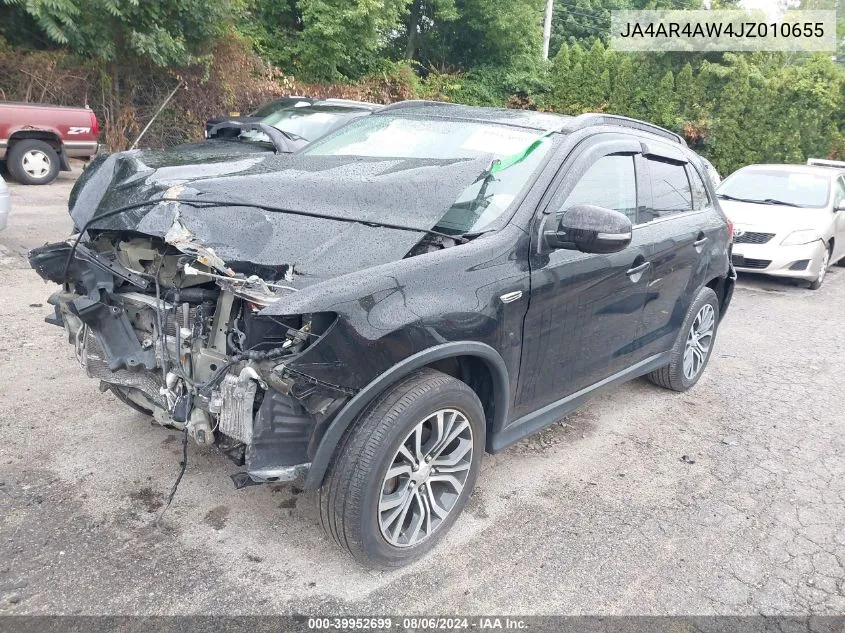 2018 Mitsubishi Outlander Sport 2.4 Sel VIN: JA4AR4AW4JZ010655 Lot: 39952699