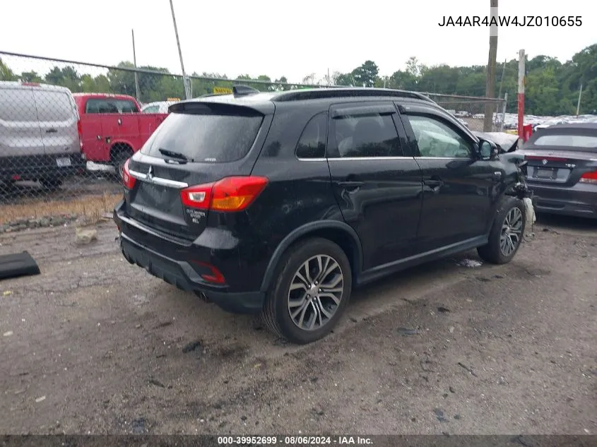 JA4AR4AW4JZ010655 2018 Mitsubishi Outlander Sport 2.4 Sel