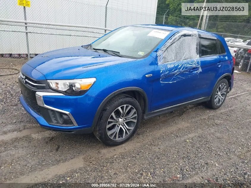 JA4AP3AU3JZ028563 2018 Mitsubishi Outlander Sport Es 2.0