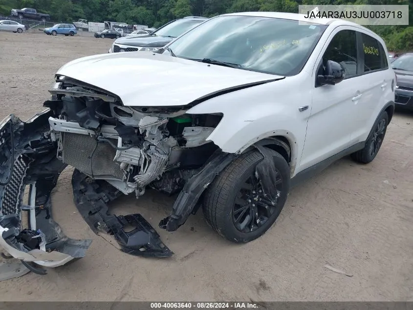 2018 Mitsubishi Outlander Sport Es/Se VIN: JA4AR3AU3JU003718 Lot: 40063640