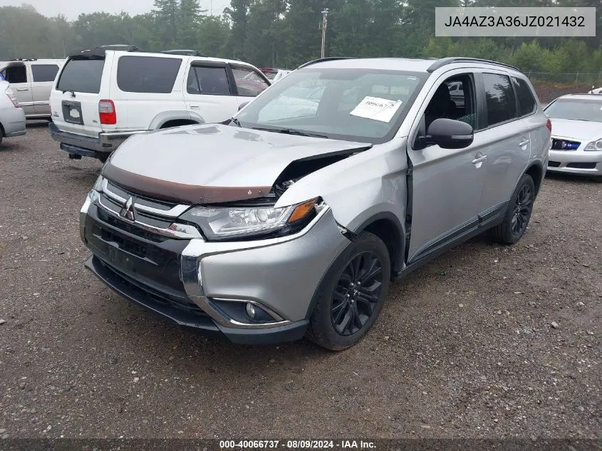 JA4AZ3A36JZ021432 2018 Mitsubishi Outlander Le