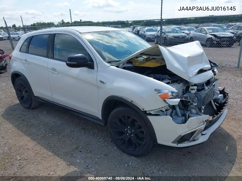 2018 Mitsubishi Outlander Sport 2.0 Le VIN: JA4AP3AU6JU016145 Lot: 40069740