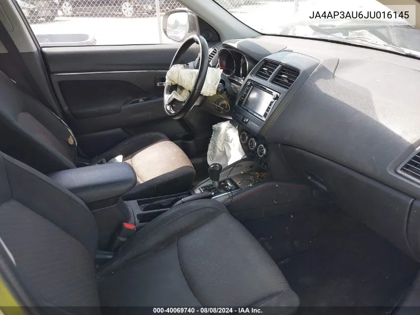 JA4AP3AU6JU016145 2018 Mitsubishi Outlander Sport 2.0 Le