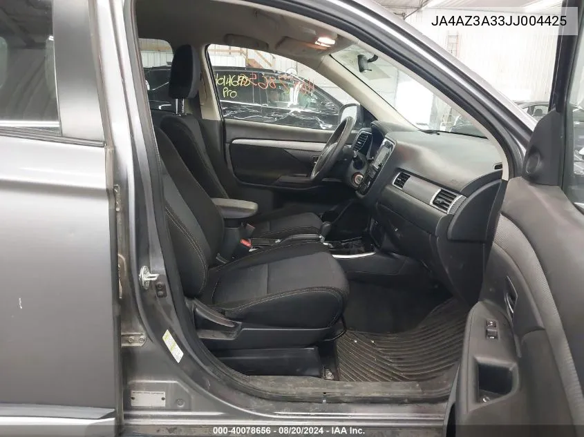 JA4AZ3A33JJ004425 2018 Mitsubishi Outlander Se/Sel/Le