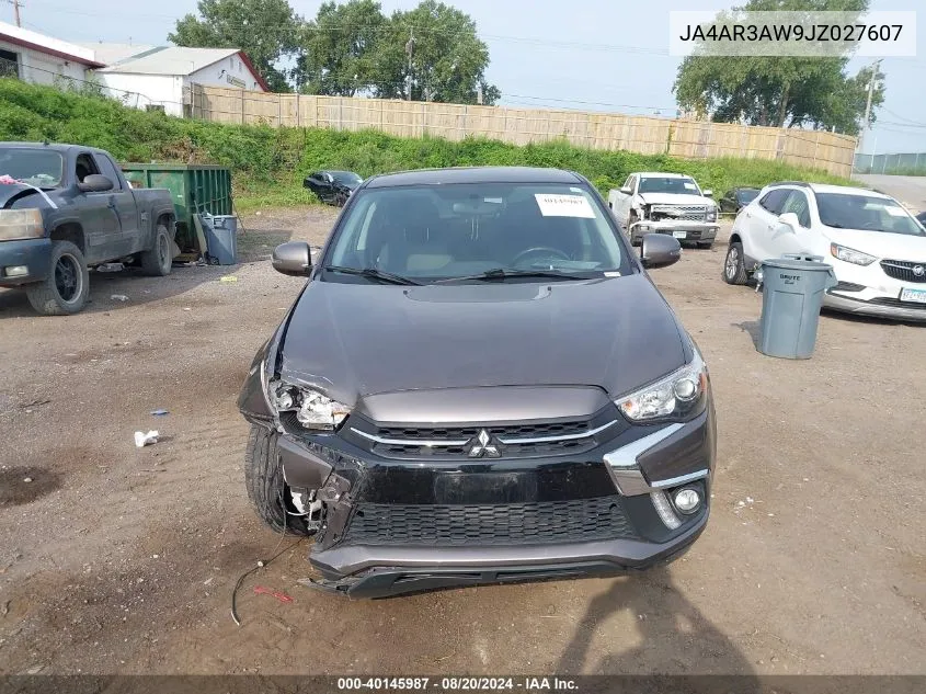 2018 Mitsubishi Outlander Sport Es/Se VIN: JA4AR3AW9JZ027607 Lot: 40145987