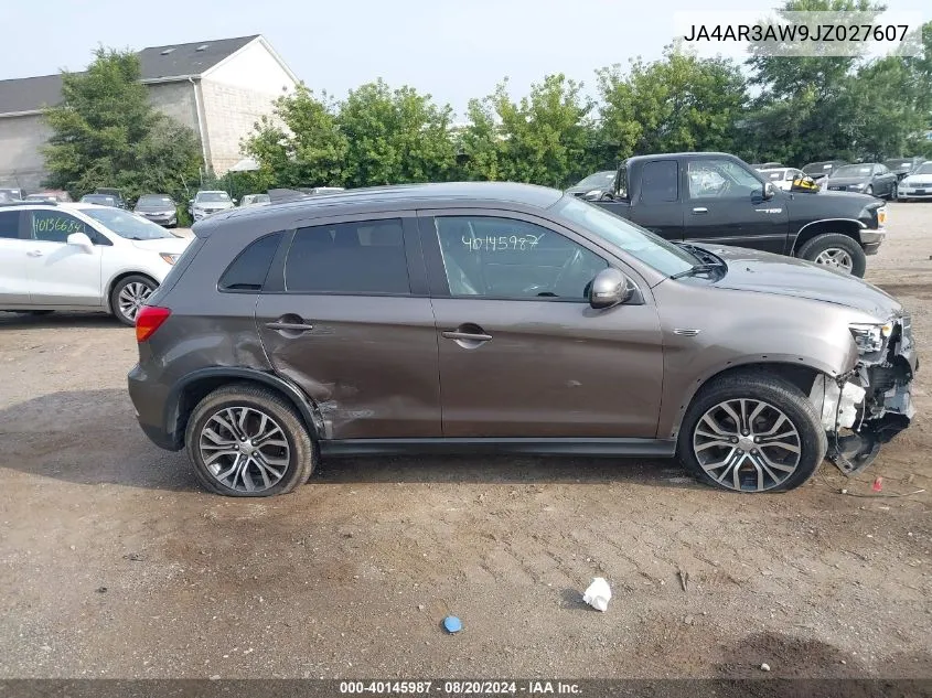 JA4AR3AW9JZ027607 2018 Mitsubishi Outlander Sport Es/Se