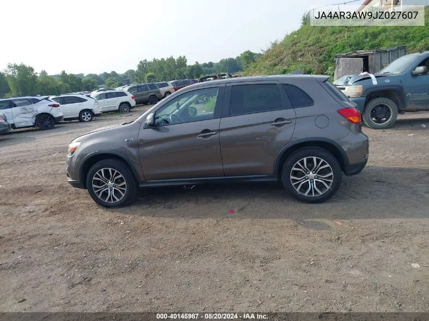 JA4AR3AW9JZ027607 2018 Mitsubishi Outlander Sport Es/Se