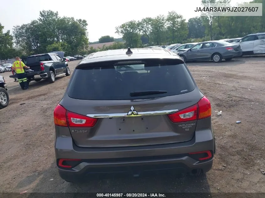 JA4AR3AW9JZ027607 2018 Mitsubishi Outlander Sport Es/Se