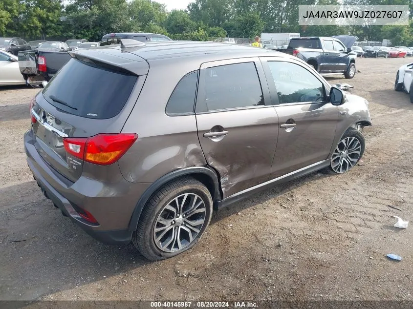 2018 Mitsubishi Outlander Sport Es/Se VIN: JA4AR3AW9JZ027607 Lot: 40145987