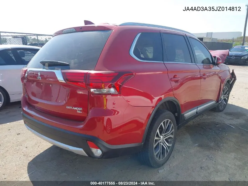 JA4AD3A35JZ014812 2018 Mitsubishi Outlander Sel