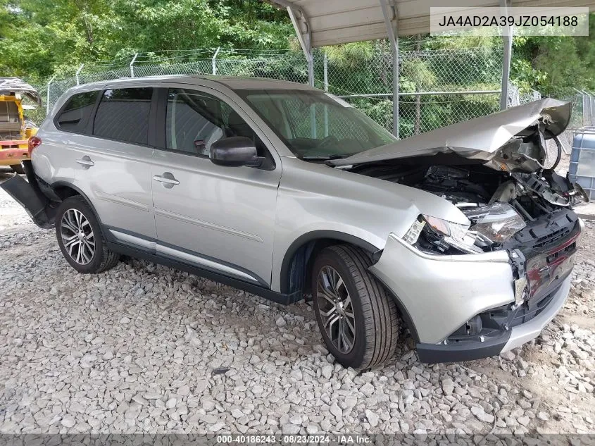 JA4AD2A39JZ054188 2018 Mitsubishi Outlander Es