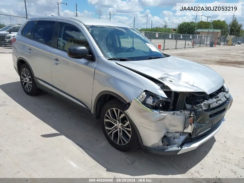 JA4AD2A30JZ053219 2018 Mitsubishi Outlander Es