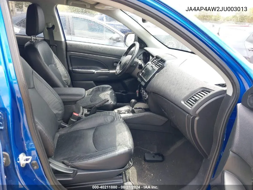 JA4AP4AW2JU003013 2018 Mitsubishi Outlander Sport 2.4 Sel