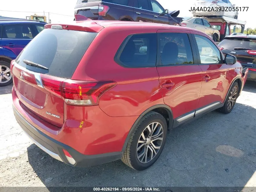 JA4AD2A39JZ055177 2018 Mitsubishi Outlander Es