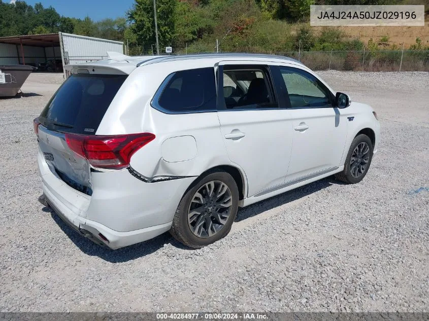 2018 Mitsubishi Outlander Phev Sel VIN: JA4J24A50JZ029196 Lot: 40284977