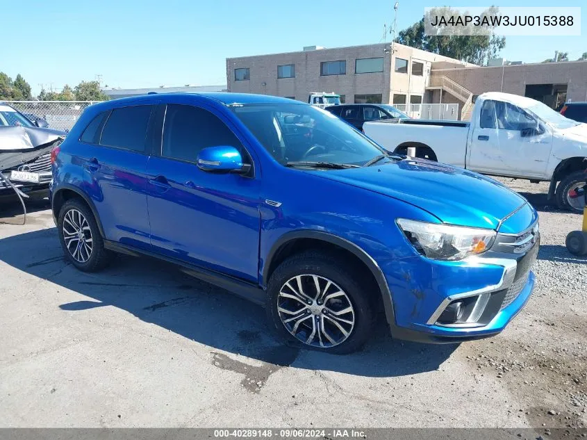 2018 Mitsubishi Outlander Sport 2.4 Se VIN: JA4AP3AW3JU015388 Lot: 40289148