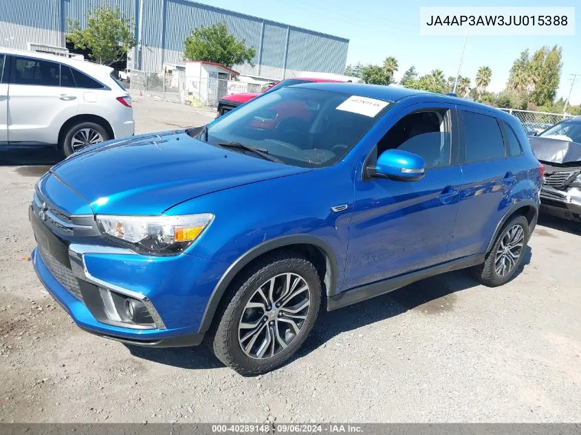 JA4AP3AW3JU015388 2018 Mitsubishi Outlander Sport 2.4 Se