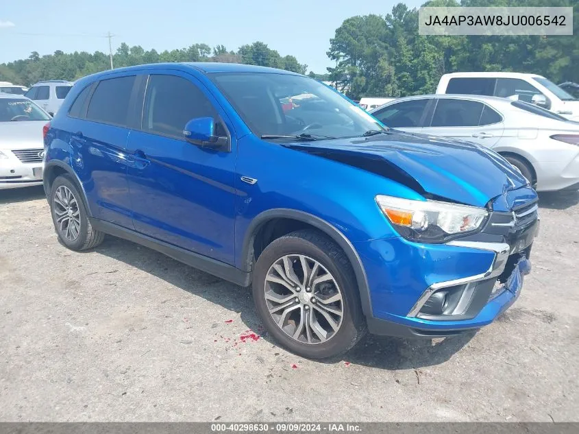 2018 Mitsubishi Outlander Sport 2.4 Se VIN: JA4AP3AW8JU006542 Lot: 40298630