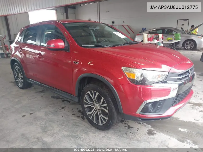 2018 Mitsubishi Outlander Sport 2.0 Es VIN: JA4AP3AU8JU012775 Lot: 40302322