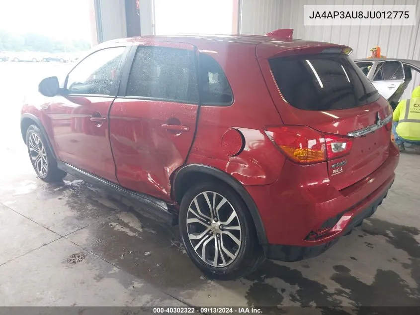 JA4AP3AU8JU012775 2018 Mitsubishi Outlander Sport 2.0 Es