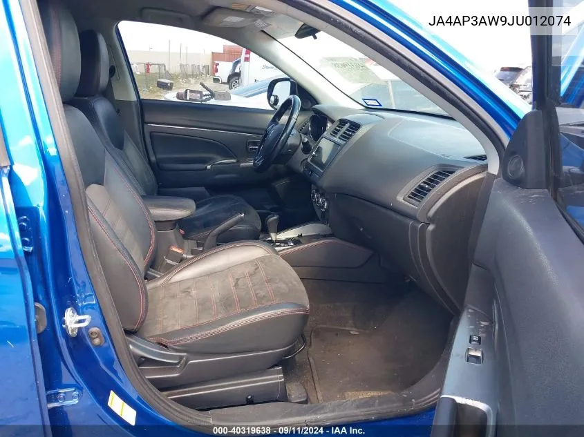 JA4AP3AW9JU012074 2018 Mitsubishi Outlander Sport Es/Se