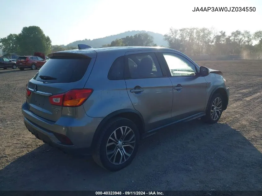 JA4AP3AW0JZ034550 2018 Mitsubishi Outlander Sport 2.4 Se