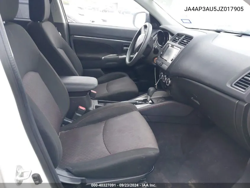 JA4AP3AU5JZ017905 2018 Mitsubishi Outlander Sport Es/Se