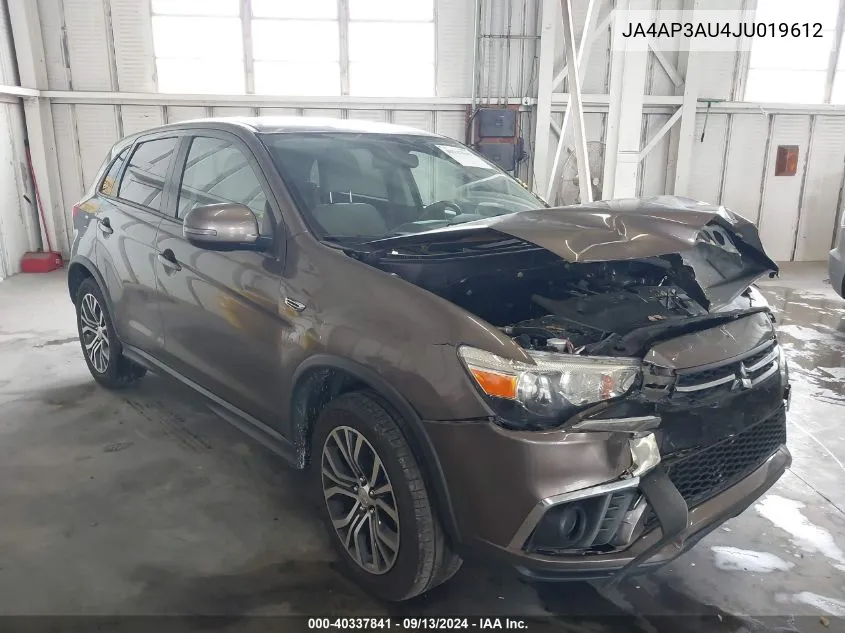 JA4AP3AU4JU019612 2018 Mitsubishi Outlander Sport 2.0 Es/2.0 Le