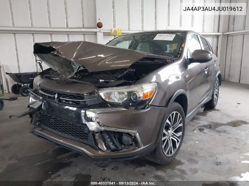 JA4AP3AU4JU019612 2018 Mitsubishi Outlander Sport 2.0 Es/2.0 Le