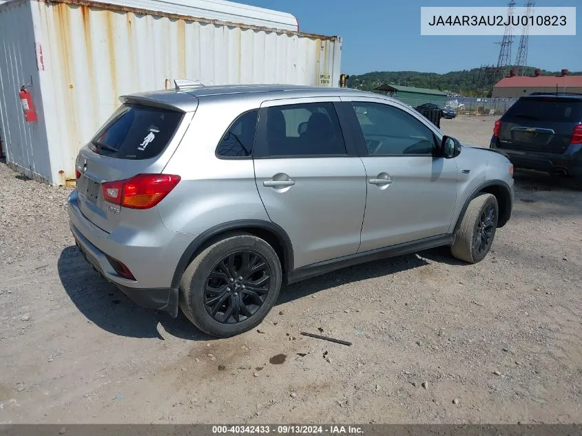 2018 Mitsubishi Outlander Sport 2.0 Le VIN: JA4AR3AU2JU010823 Lot: 40342433