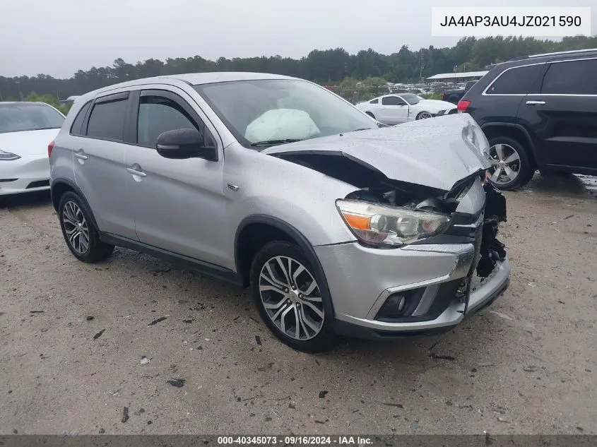 2018 Mitsubishi Outlander Sport 2.0 Le VIN: JA4AP3AU4JZ021590 Lot: 40345073