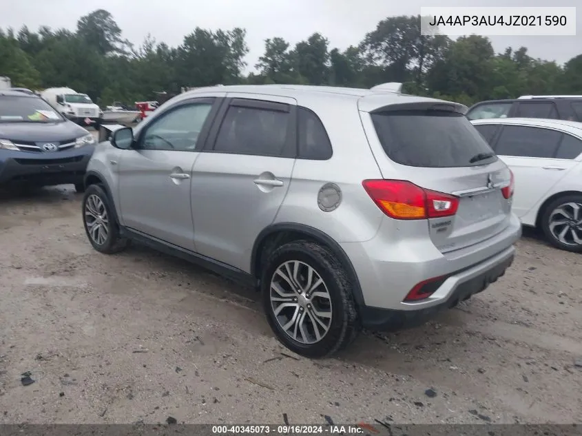 JA4AP3AU4JZ021590 2018 Mitsubishi Outlander Sport 2.0 Le